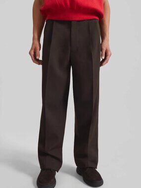The Frankie Shop Beo Suit Pants in Dark Espresso